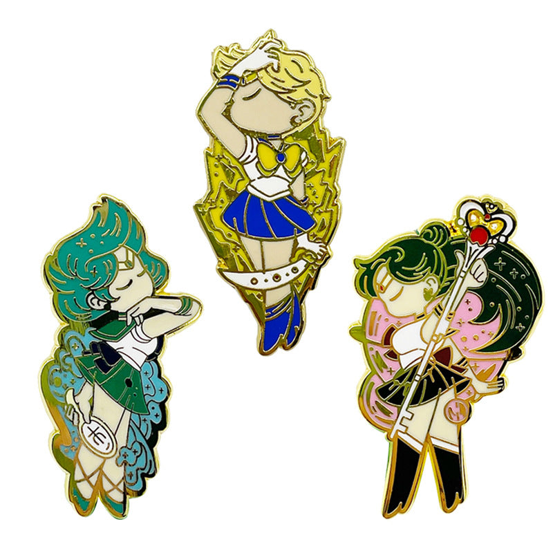 Sailor Moon Outer Solar System Warrior Pin