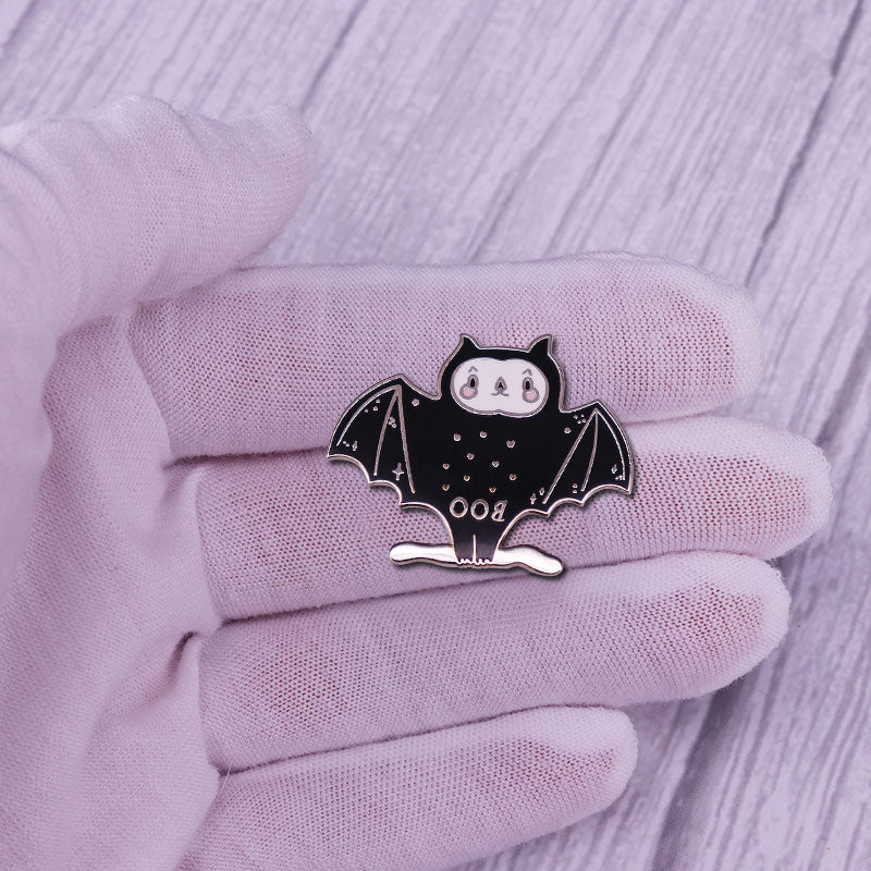 Celestial Galaxy Bat Pin