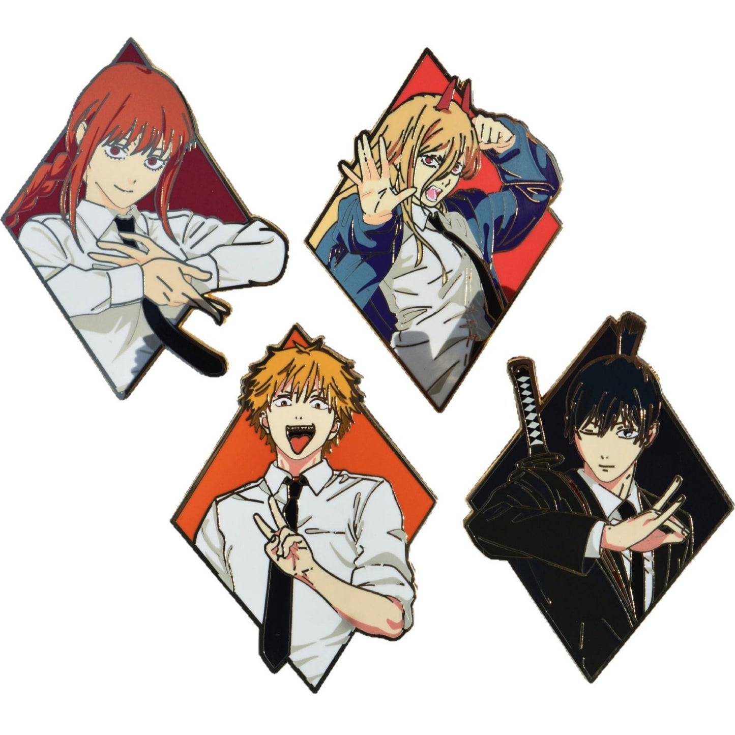 Chainsaw Man Denji Power Hayakawa Aki Makima Pin