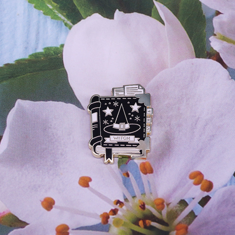The Magical Witch Book Pin