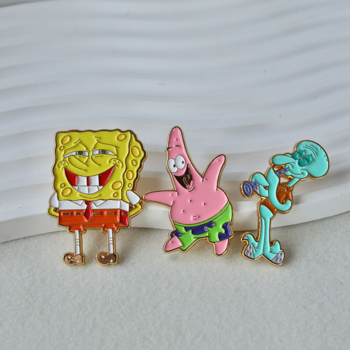 SpongeBob SquarePants Patrick Star Squidward Tentacles Pin