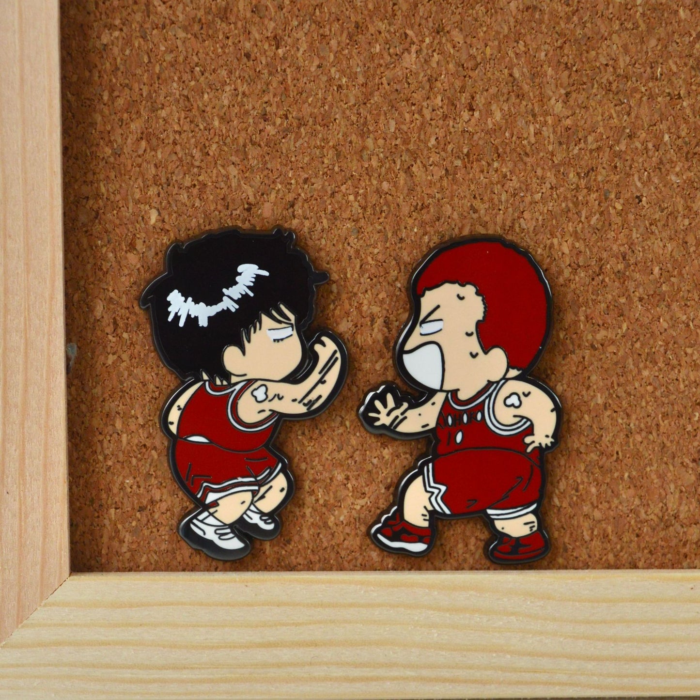 Slam Dunk: Rukawa Kaede, Sakuragi Hanamichi High Five Pin