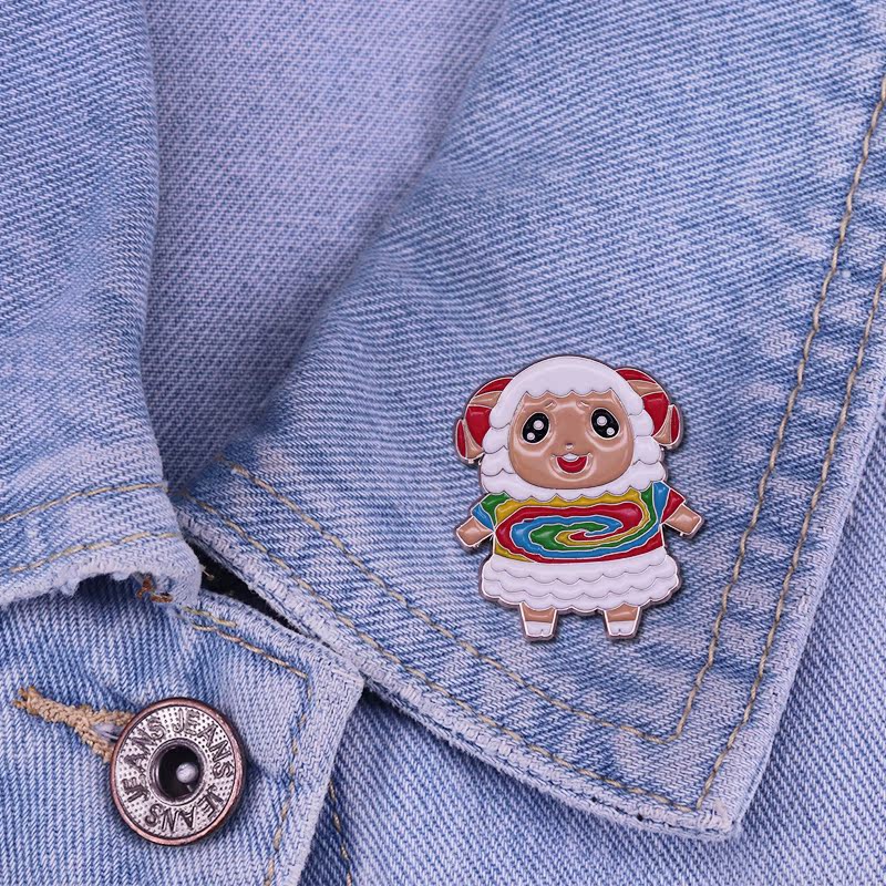 Animal Crossing Sheep Dom Pin