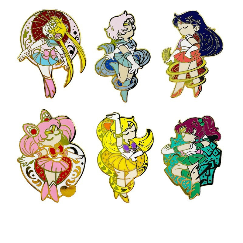 Sailor Moon Cartoon Bestie Pin