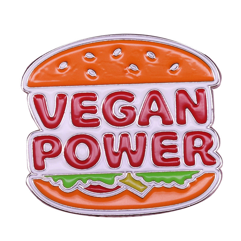 Veganpower Pin