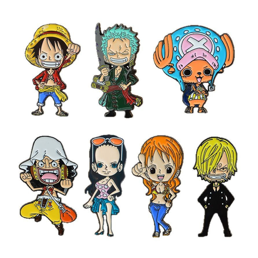 One Piece Straw Hats Pin