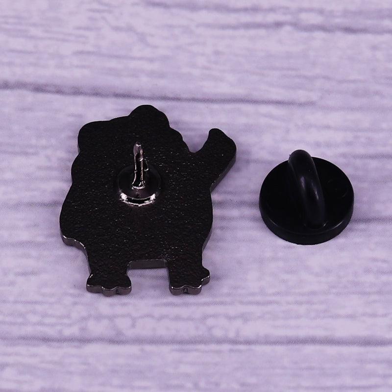 Frog Flipping The Bird Pin