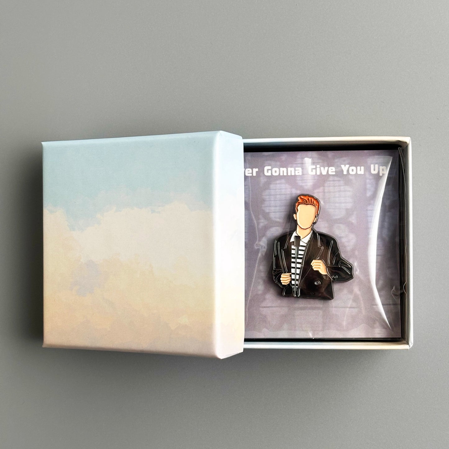 You 've Been Cheated! Rick Shake Rickroll April Fool's Day Pin