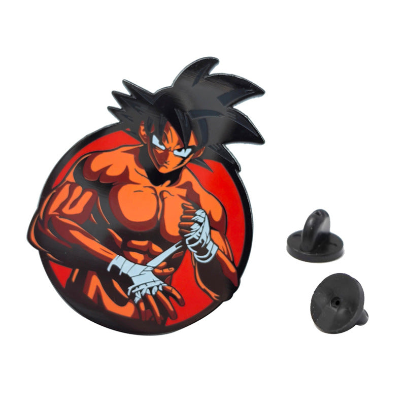 Dragon Ball Goku Fitness Enthusiast Backpack Pin