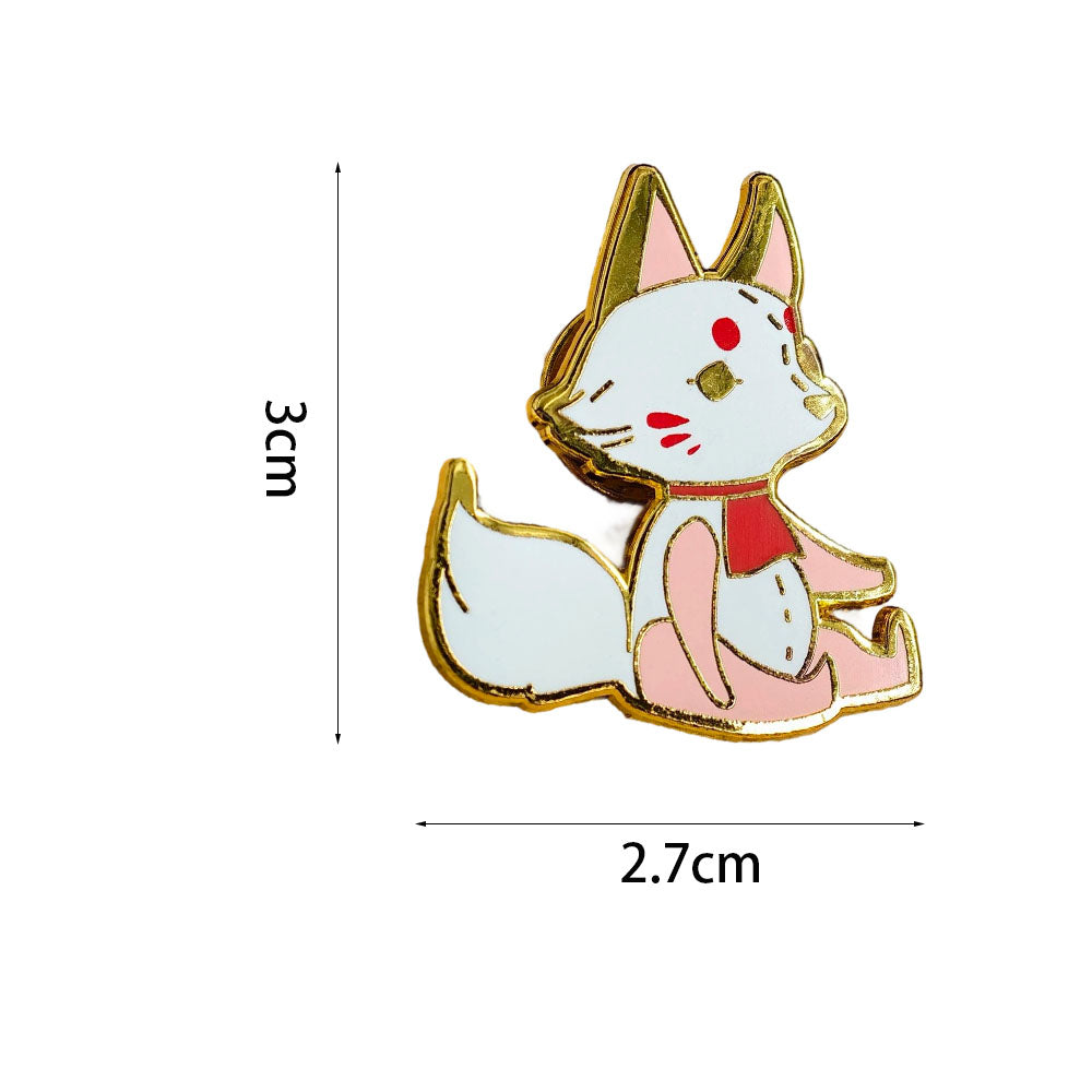 The Fox And The Cat Pin