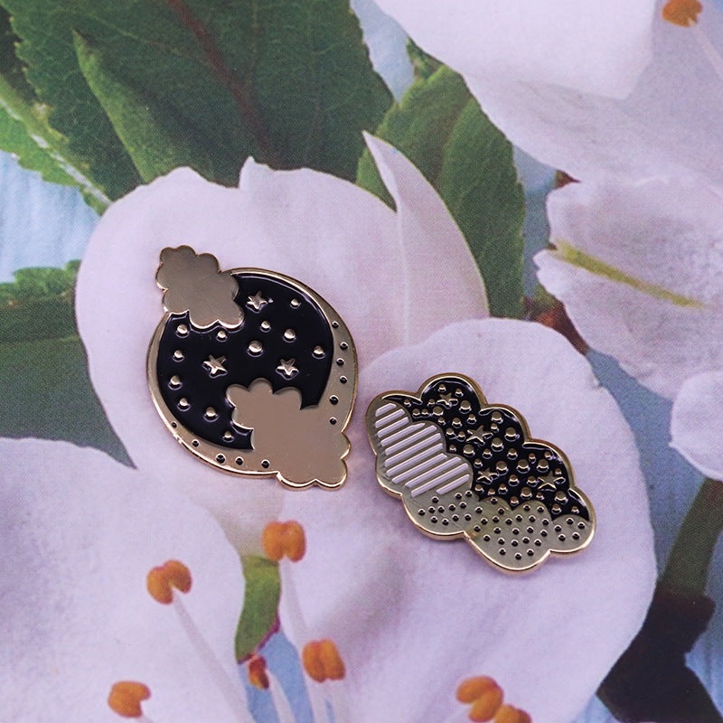After The Rain, The Moon, Clouds, And Starry Night Pin