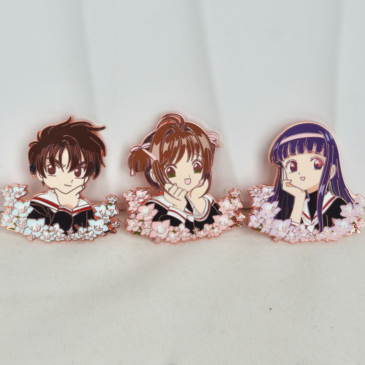 Cardcaptor Sakura: Tomoyo Daidouji, Sakura, Syaoran Pin