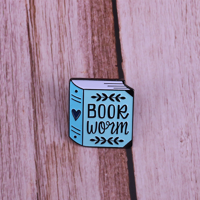 Bookworm Pin