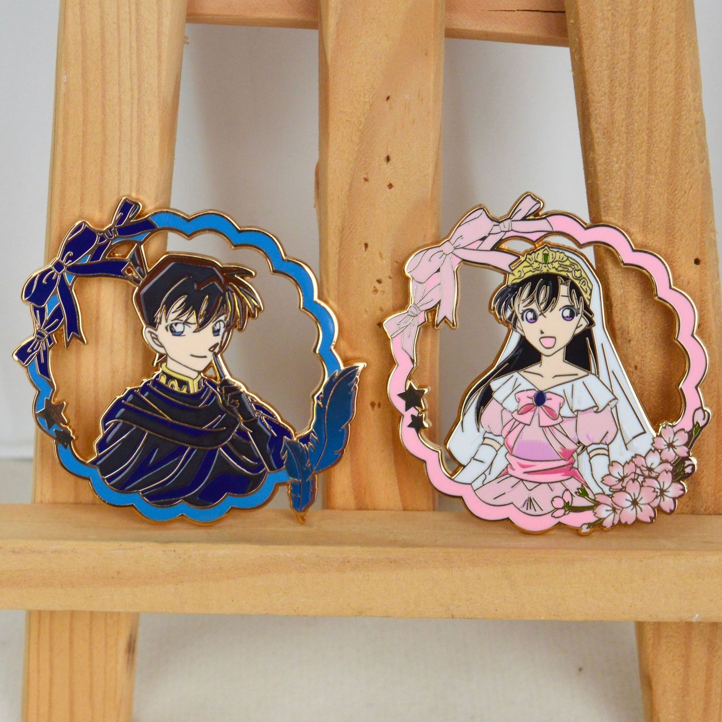 Detective Conan: Shinichi Kudo and Ran Mouri Pin