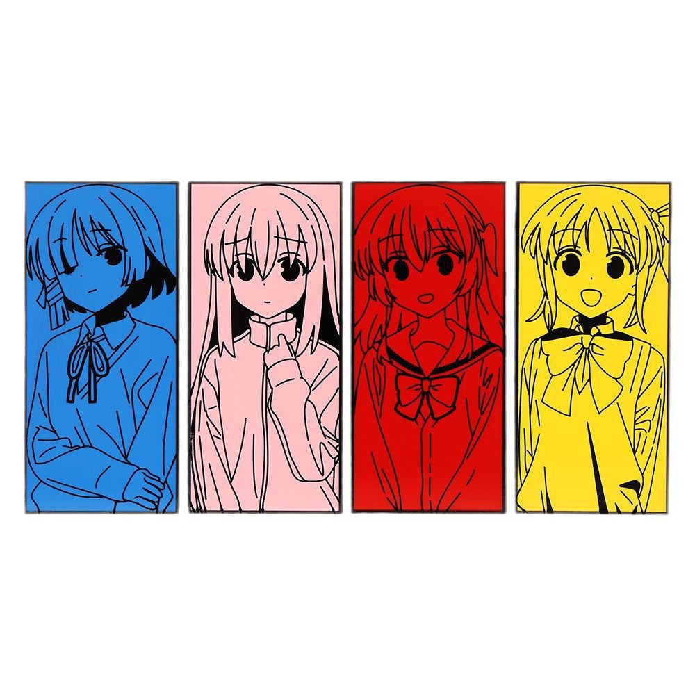 Bocchi the Rock! Hitori Gotoh Nijika Ijichi Ryo Yamada Ikuyo Kita Pin