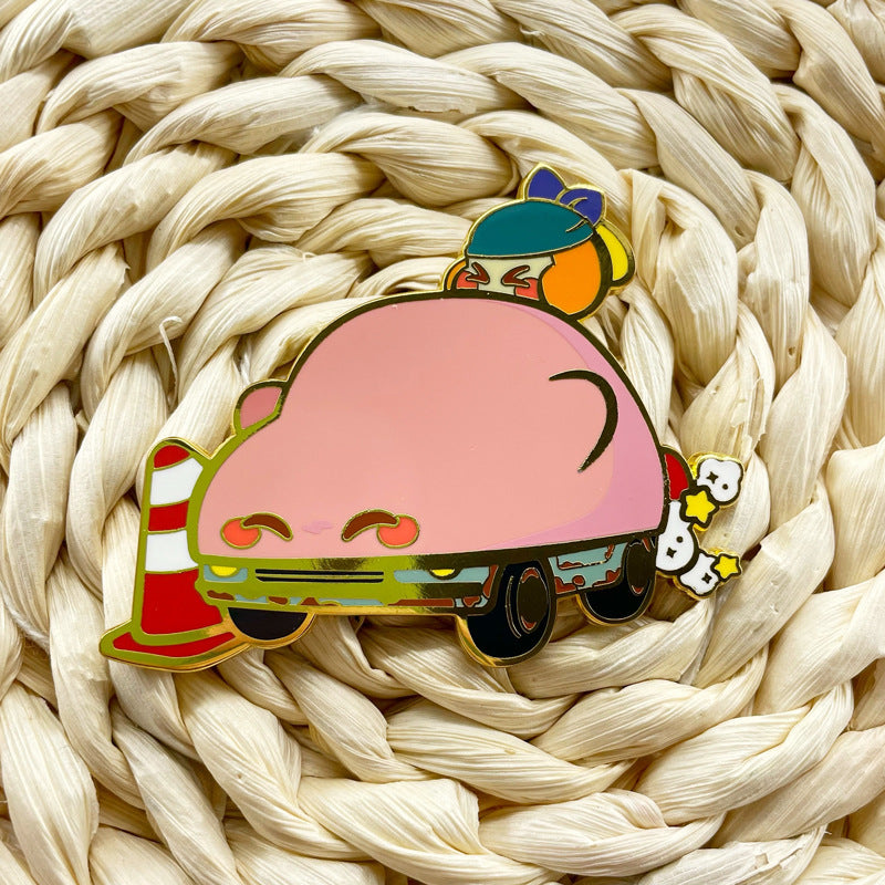 Kirby's Dream Car Game Pin