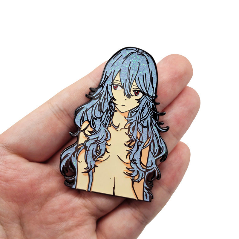 Ayanami Rei Flash Evangelion Pin