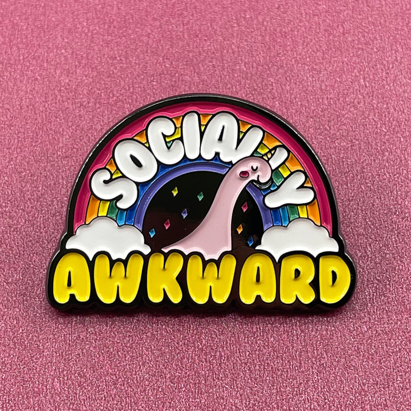 Socially Awkward Pin