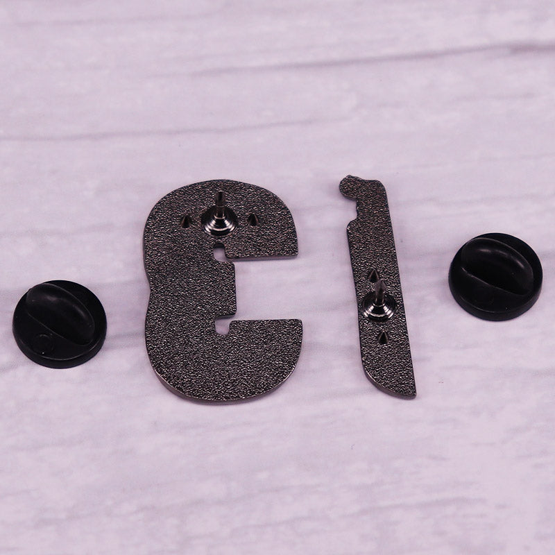 Friday The 13Th Jason'S Mask And Knife Pin