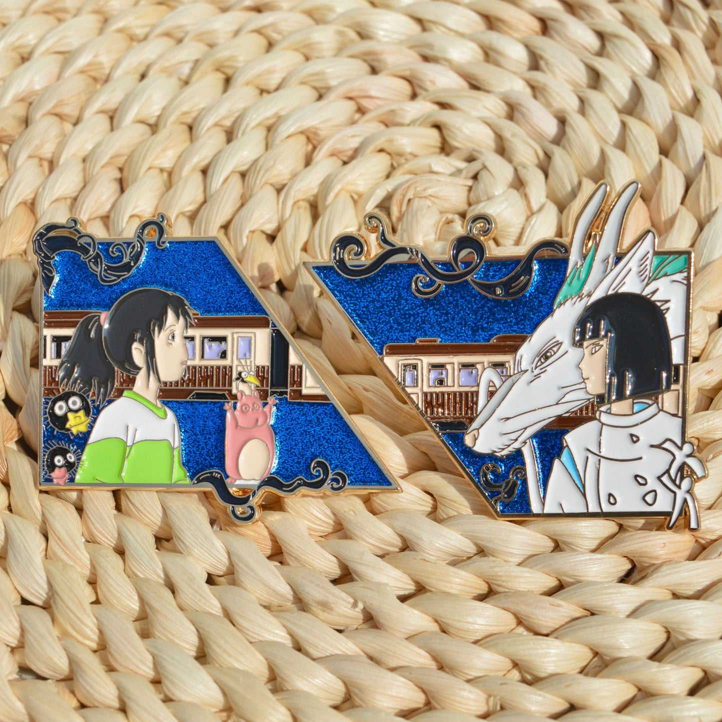 Spirited Away Chihiro Haku Pin