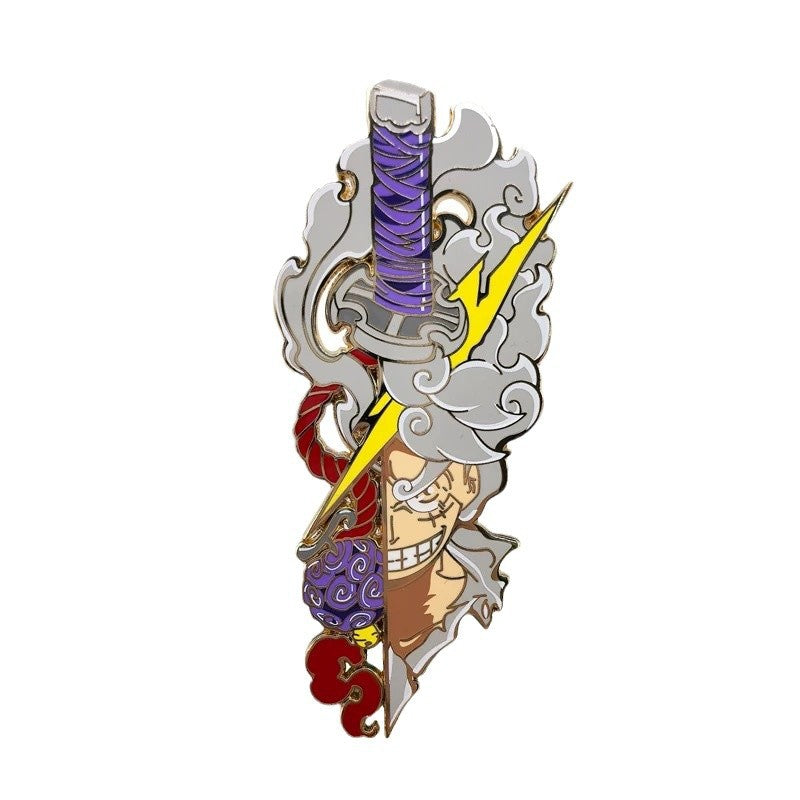 Gear 5 Luffy Japanese Anime Pin