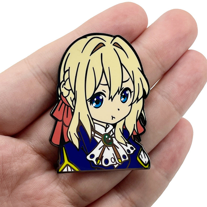 Violet Evergarden Cute Cartoon Violet Evergarden Pin