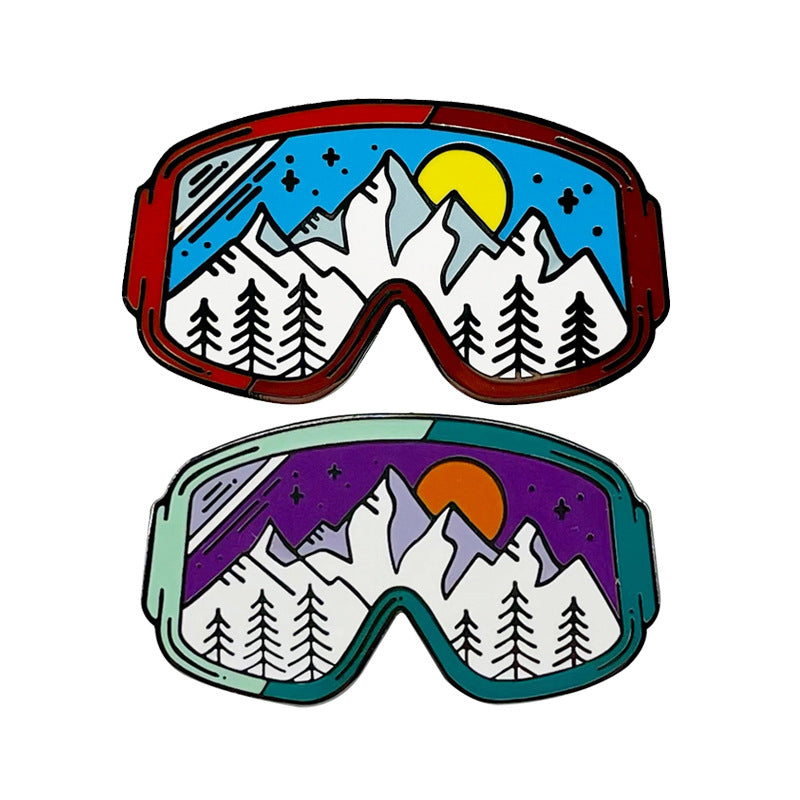 Ski Goggles Pin