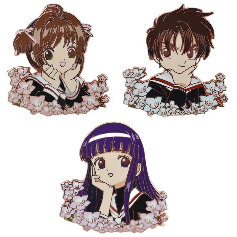 Cardcaptor Sakura: Tomoyo Daidouji, Sakura, Syaoran Pin