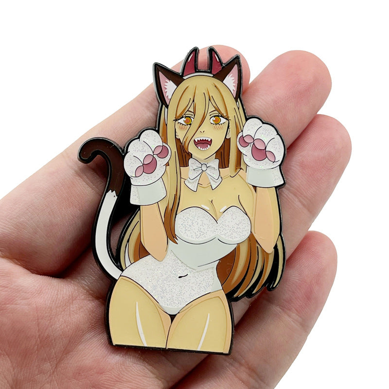 Chainsaw Man Cat Power Pin