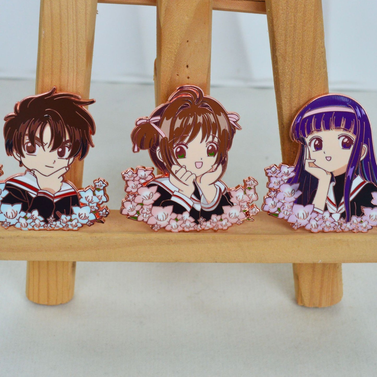 Cardcaptor Sakura: Tomoyo Daidouji, Sakura, Syaoran Pin