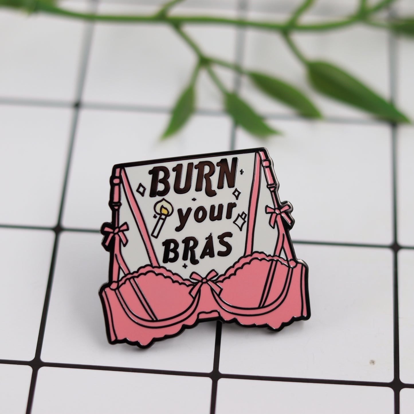 Burn Your Bra: The Feminist Movement Pin