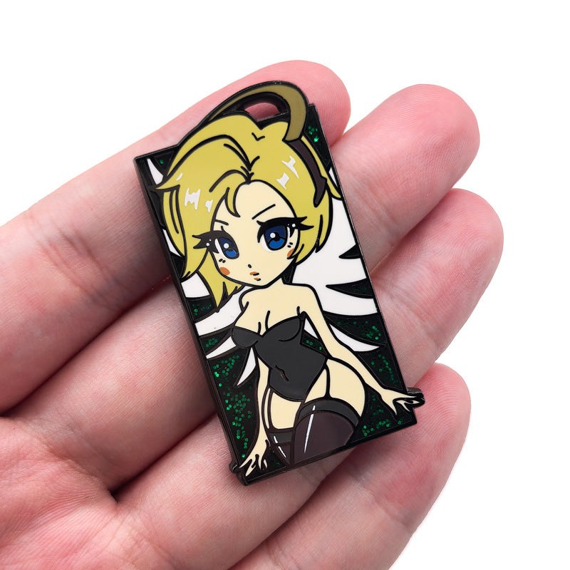 Overwatch Mercy European and American Game Pin