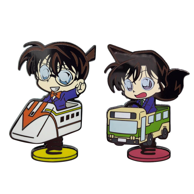 Detective Conan Q version Ran Mouri Shinichi Kudo Pin