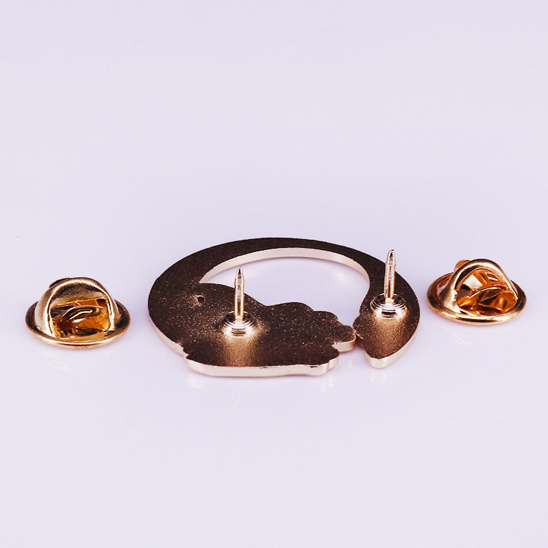 Circle Mermaid Pin