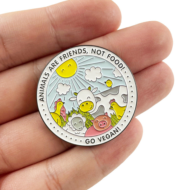 Vegetarian Cute Weight Loss Vegetable Lover Pin