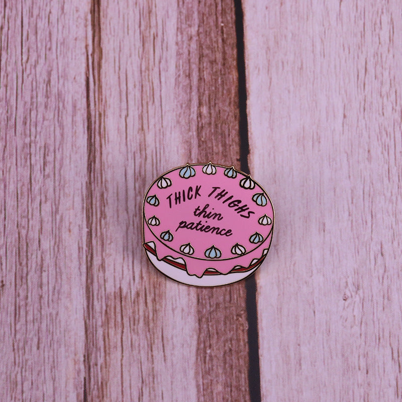 Thick Things Thin Patience Pin