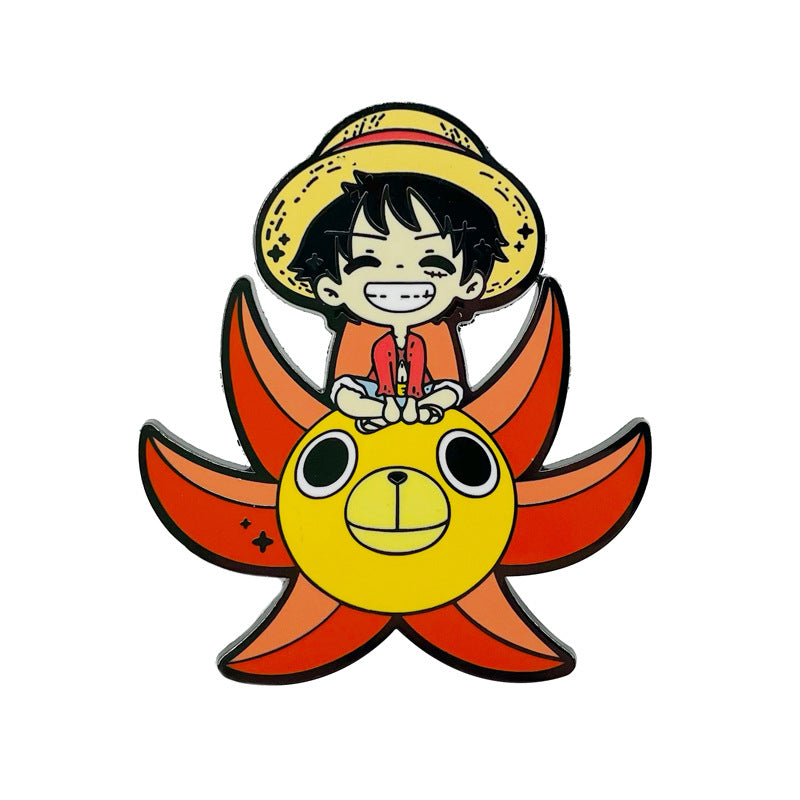 One Piece Luffy Zoro Pin