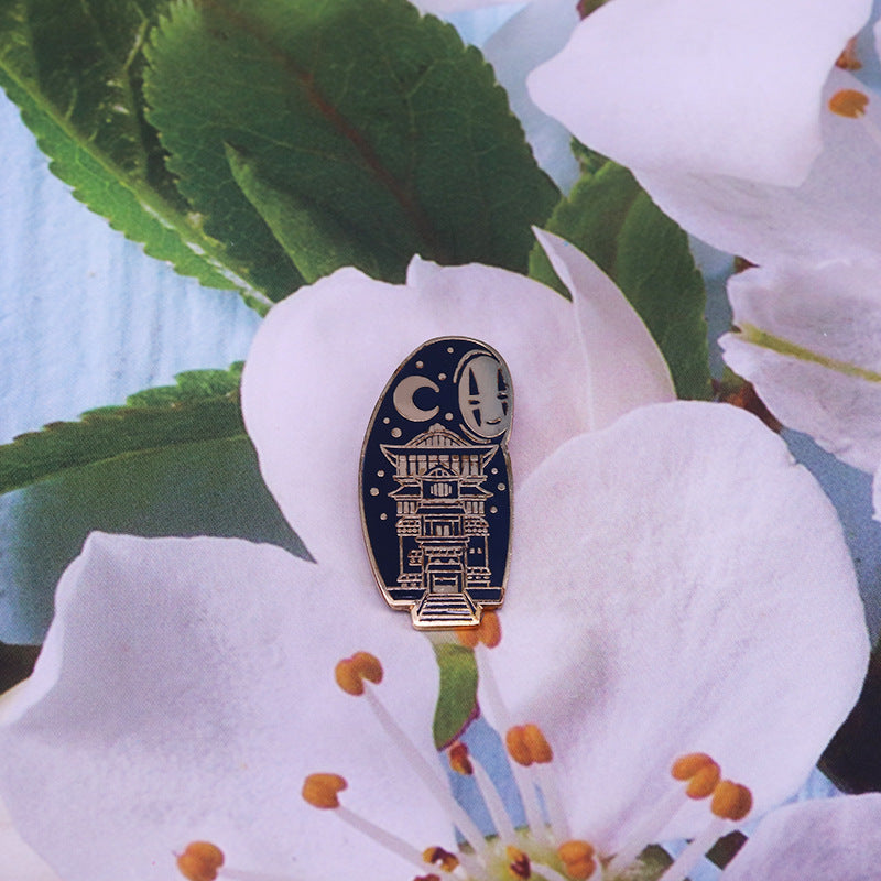 Spirited Away Bathhouse And No-Face Man Pin