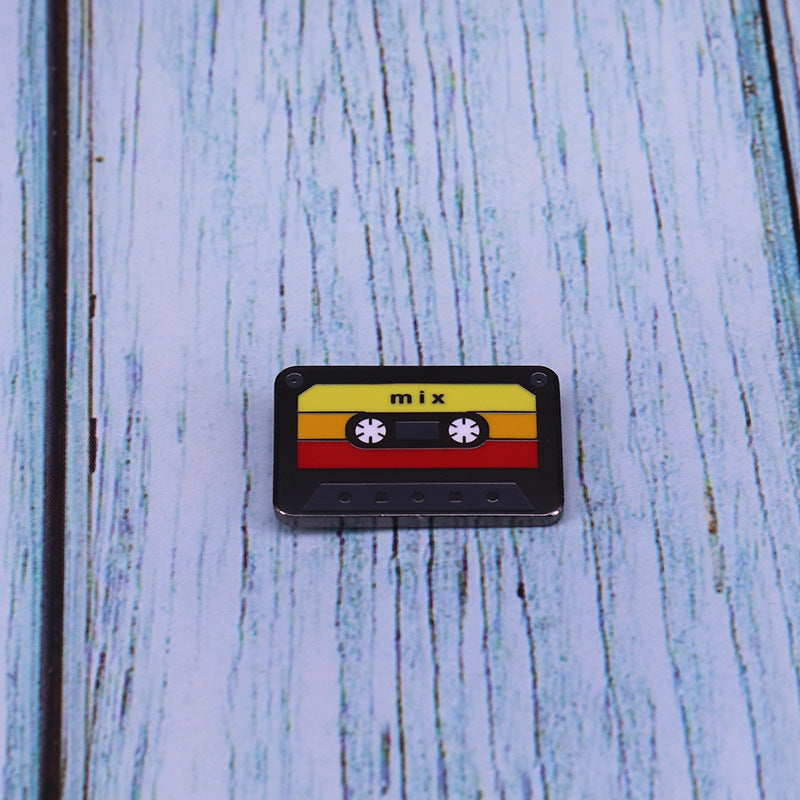 Retro Mixed Tape Pin