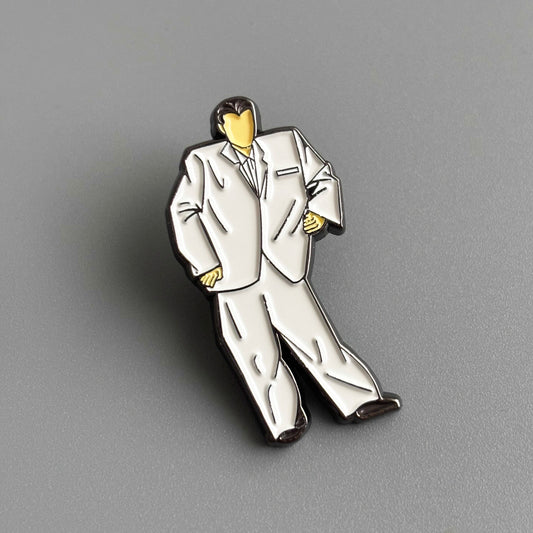 Talking Heads David BYN Rock Pin