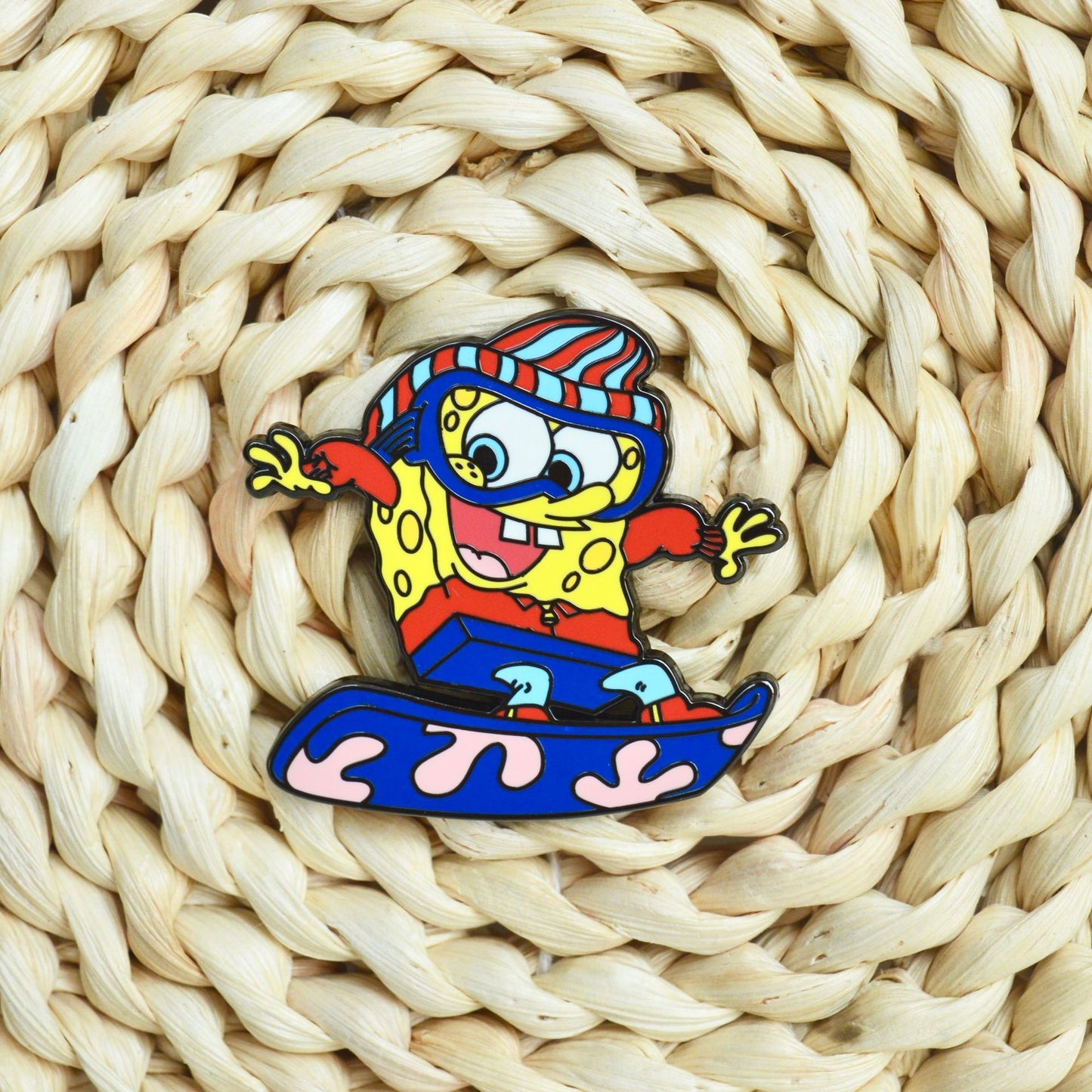 SpongeBob Surfing Pin