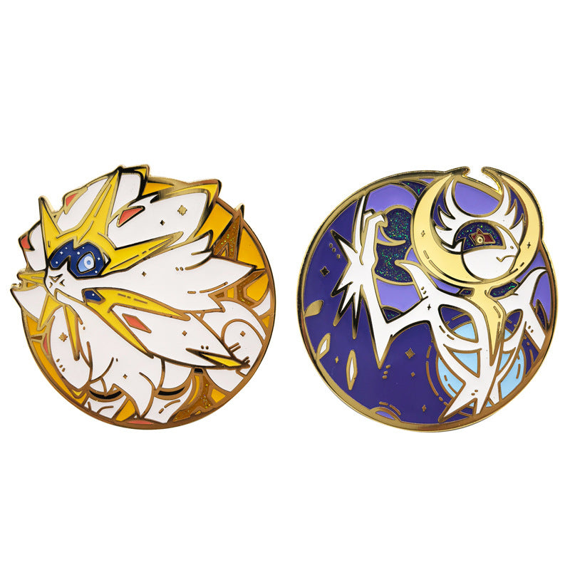 Glittering Mythical Beast: Otherworldly Monster Elf Pin