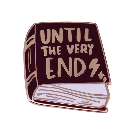 Until The End - Book Harry Potter Magic Pin