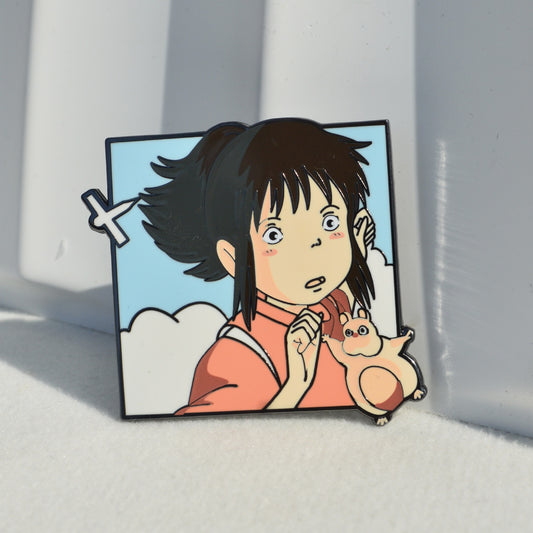 Spirited Away: Hayao Miyazaki's No-Face, Haku, and Yubaba Pin