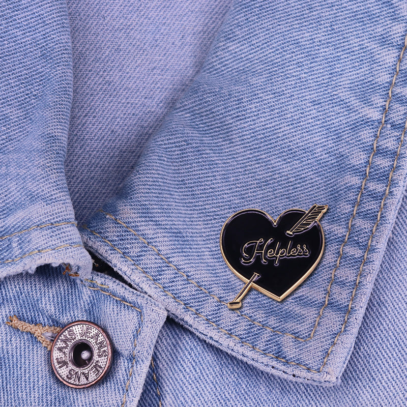 Helpless Heart Pin