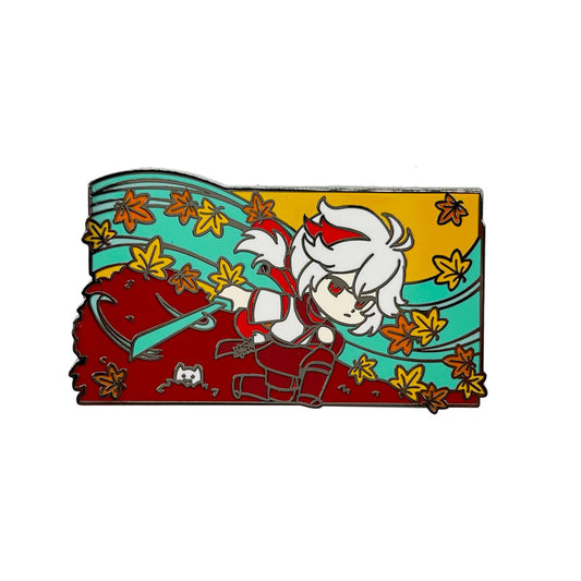 Genshin Impact Kaedehara Kazuha, Ye Tiandi's Autumn Wind and Flowing Leaves Game Pin