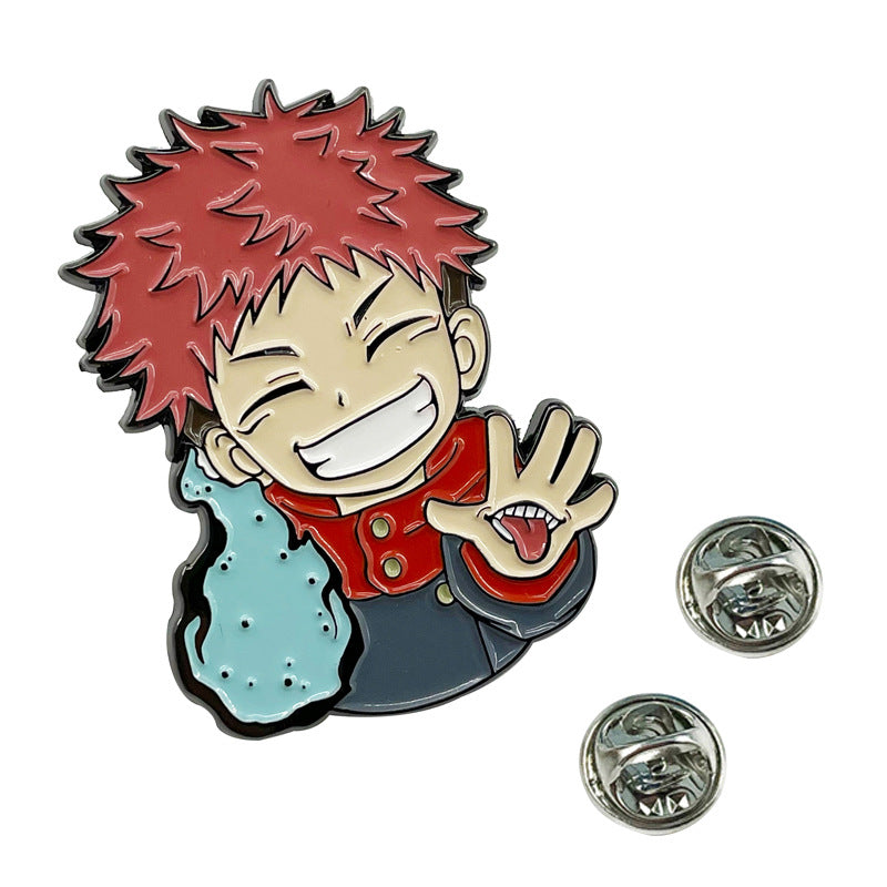 Jujutsu Kaisen Gojo Satoru Yuji Itadori Accessories Pin