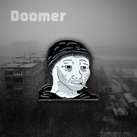 Doomer Post-Punk Pin
