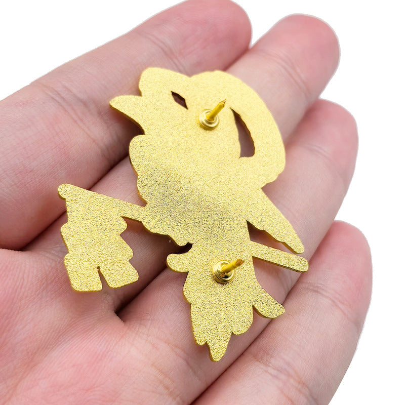 Mythical Crow Shinto Shrine Shimenawa Pin
