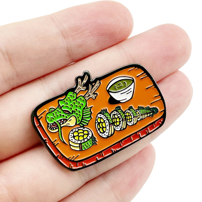 Dragon Ball Shenron Sushi Funny Magnet Pin